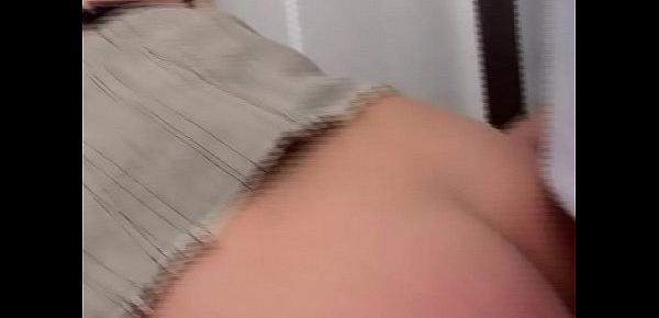  Stepson masturbating in the bathroom, her mother finds out and helps him cum